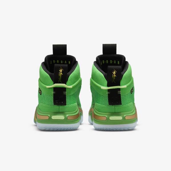 Nike Air Jordan XXXVI Basketbalschoenen Heren Groen Zwart Lichtgroen Metal Goud | NK387YEI