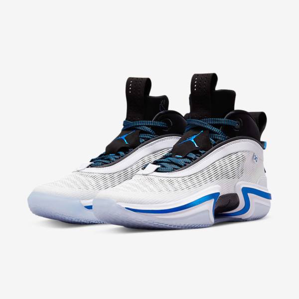 Nike Air Jordan XXXVI Jordan Schoenen Heren Wit Zwart Blauw | NK367JCF