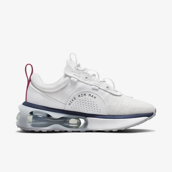 Nike Air Max 2021 Sneakers Dames Wit Blauw Platina Roze | NK571NFC