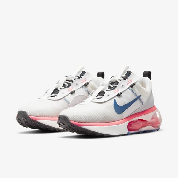 Nike Air Max 2021 Sneakers Heren Wit Rood Zwart Blauw | NK718KFC