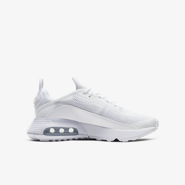 Nike Air Max 2090 Older Sneakers Kinderen Wit Grijs Wit | NK089UXE