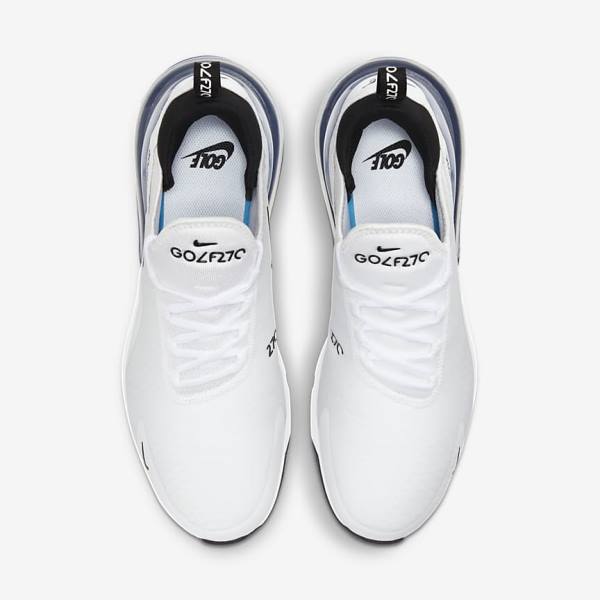 Nike Air Max 270 G Golfschoenen Dames Wit Platina Zwart | NK820SJH