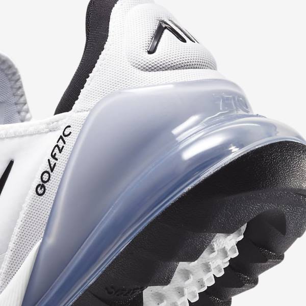 Nike Air Max 270 G Golfschoenen Heren Wit Platina Zwart | NK586BVT