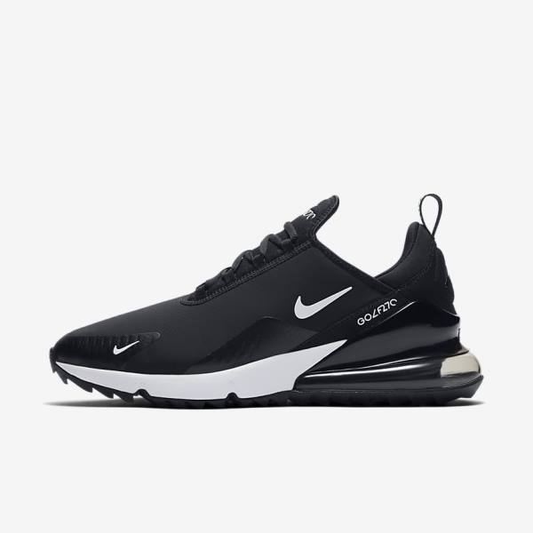 Nike Air Max 270 G Golfschoenen Heren Zwart Wit | NK048CQH