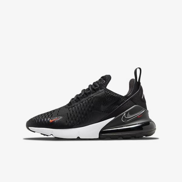 Nike Air Max 270 Older Sneakers Kinderen Zwart Grijs | NK694OAW