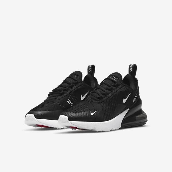 Nike Air Max 270 Older Sneakers Kinderen Zwart Donkergrijs Wit | NK756ZBC