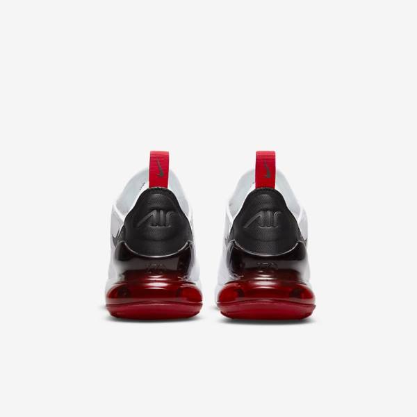 Nike Air Max 270 Older Sneakers Kinderen Wit Zwart Rood Grijs | NK803KXZ