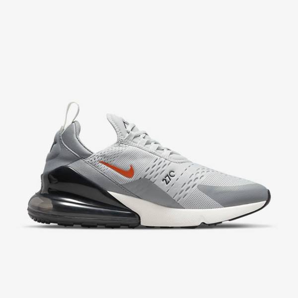 Nike Air Max 270 Sneakers Heren Grijs Oranje | NK139HKR