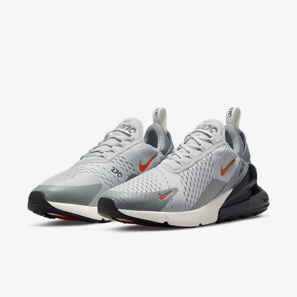 Nike Air Max 270 Sneakers Heren Grijs Oranje | NK139HKR