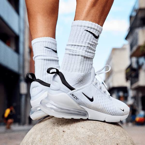 Nike Air Max 270 Sneakers Heren Wit Zwart | NK873RVU