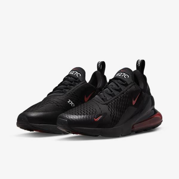 Nike Air Max 270 Sneakers Heren Zwart Wit Rood | NK478SQP