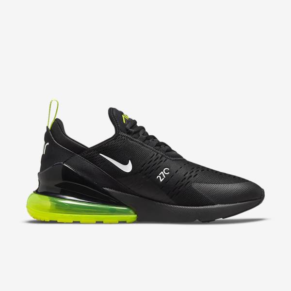 Nike Air Max 270 Sneakers Heren Zwart Zilver Wit | NK698CMK