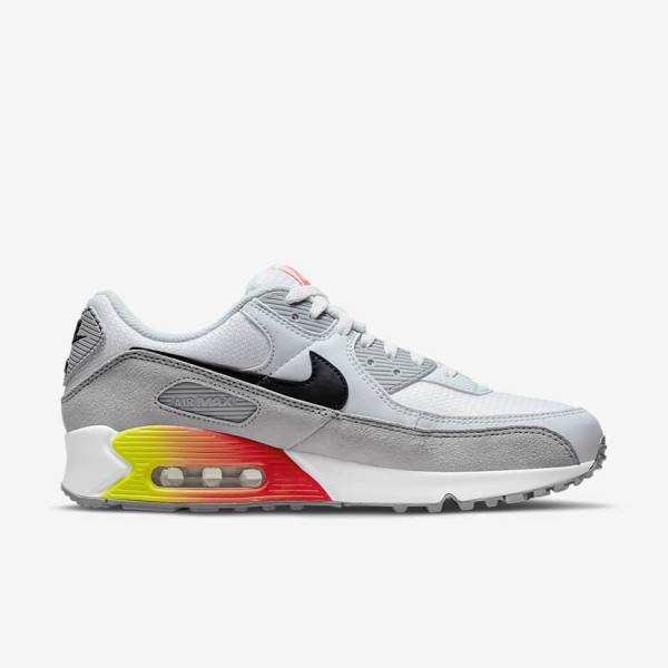 Nike Air Max 90 Air Max Month Sneakers Heren Grijs Lichtrood Zwart | NK498EQJ