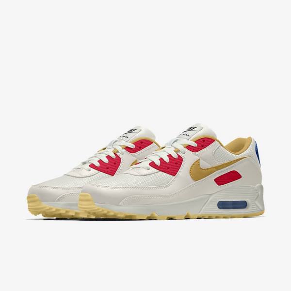 Nike Air Max 90 By You Custom Sneakers Dames Gekleurd | NK801QXS