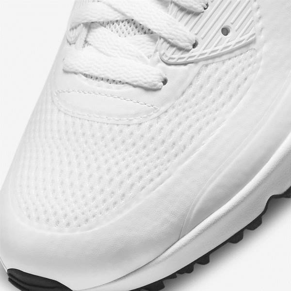 Nike Air Max 90 G Golfschoenen Dames Wit Zwart | NK417PLX