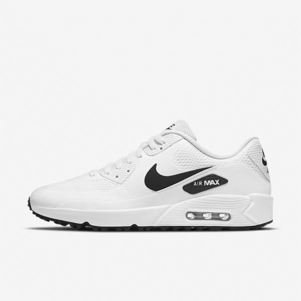 Nike Air Max 90 G Golfschoenen Dames Wit Zwart | NK417PLX