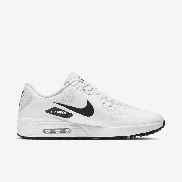 Nike Air Max 90 G Golfschoenen Heren Wit Zwart | NK982OPG