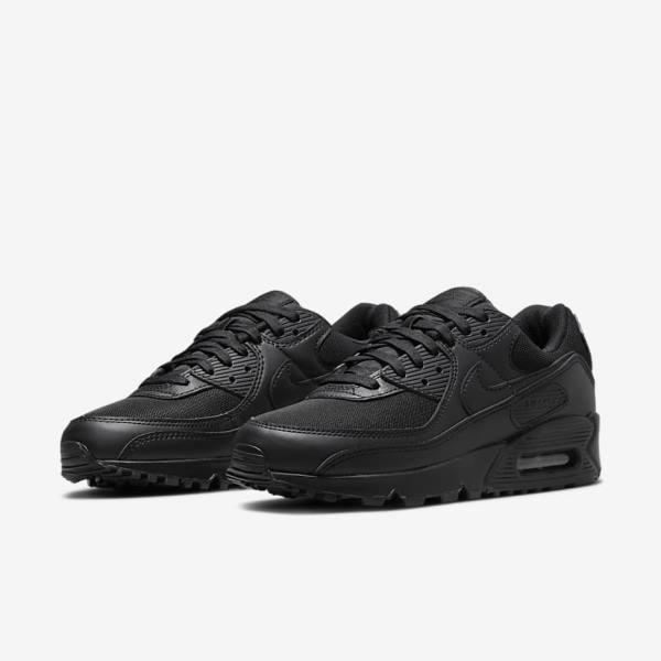 Nike Air Max 90 Sneakers Dames Zwart | NK734ESK