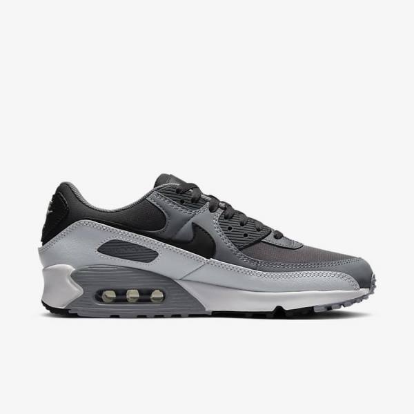 Nike Air Max 90 Sneakers Heren Donkergrijs Zwart | NK267EOF