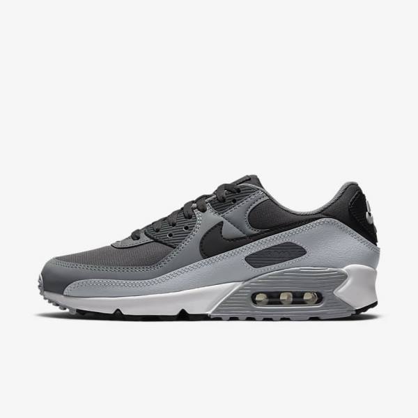 Nike Air Max 90 Sneakers Heren Donkergrijs Zwart | NK267EOF