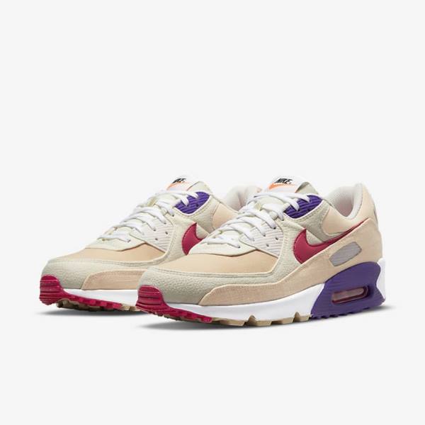 Nike Air Max 90 Sneakers Heren Roze | NK175LPJ