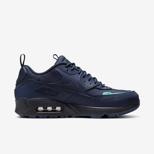 Nike Air Max 90 Surplus Sneakers Heren Donkerblauw Obsidian | NK281SZL