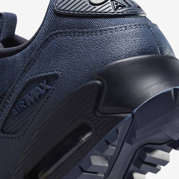 Nike Air Max 90 Surplus Sneakers Heren Donkerblauw Obsidian | NK281SZL