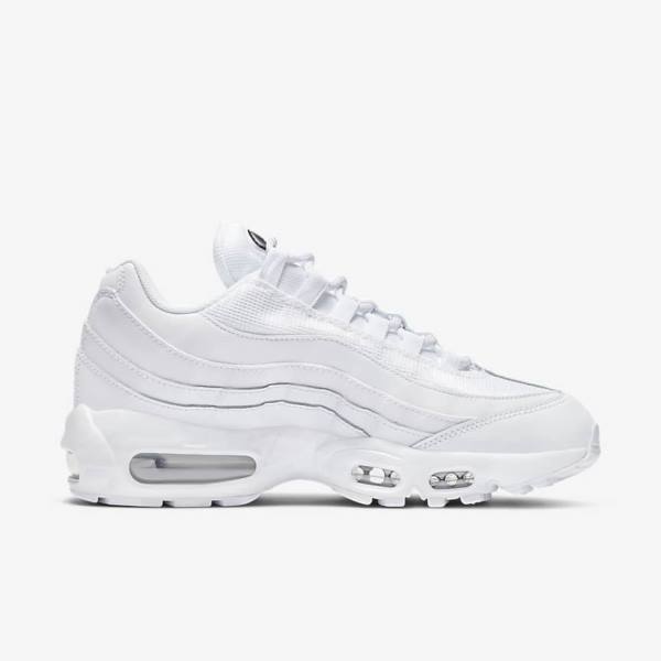 Nike Air Max 95 Essential Sneakers Dames Wit Zwart | NK265VBD