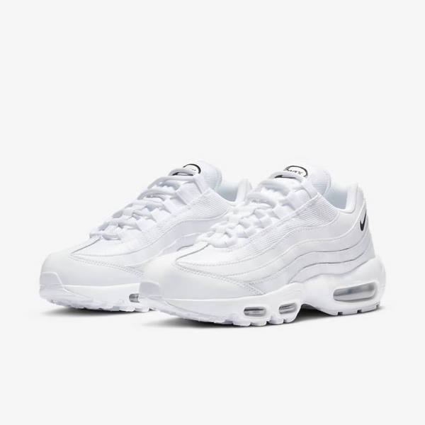 Nike Air Max 95 Essential Sneakers Dames Wit Zwart | NK265VBD