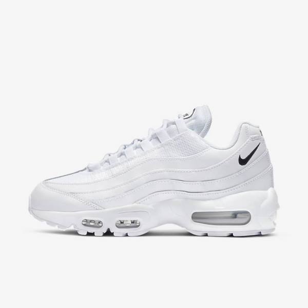 Nike Air Max 95 Essential Sneakers Dames Wit Zwart | NK265VBD