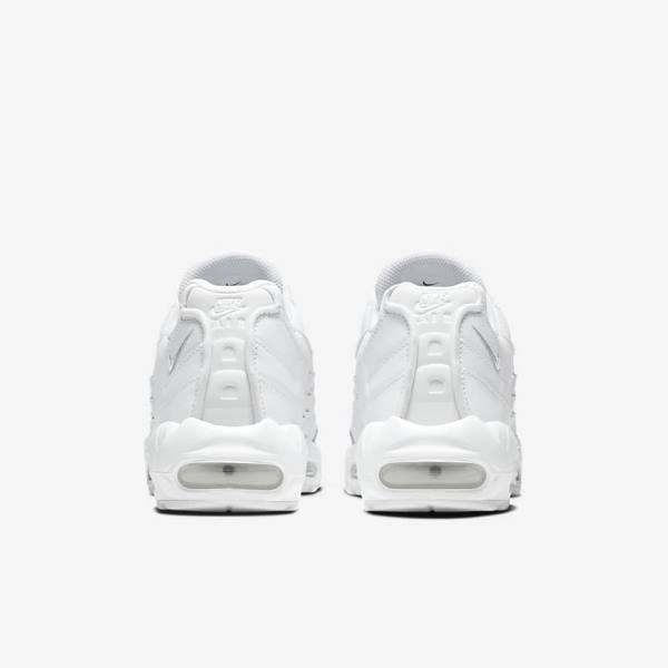 Nike Air Max 95 Essential Sneakers Heren Wit Grijs Wit | NK420LXE