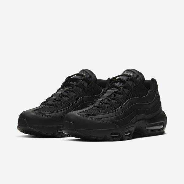 Nike Air Max 95 Essential Sneakers Heren Zwart Donkergrijs | NK704UIR