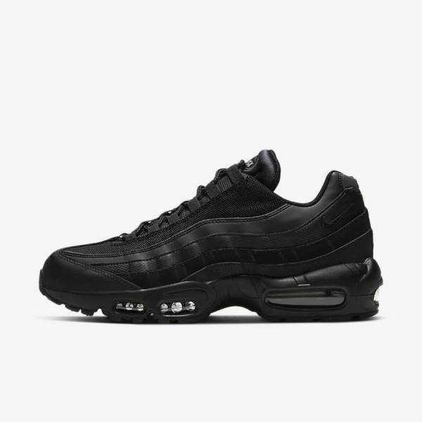 Nike Air Max 95 Essential Sneakers Heren Zwart Donkergrijs | NK704UIR