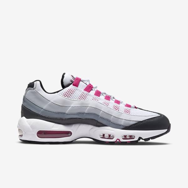 Nike Air Max 95 Sneakers Dames Donkergrijs Grijs Wit | NK516XIW