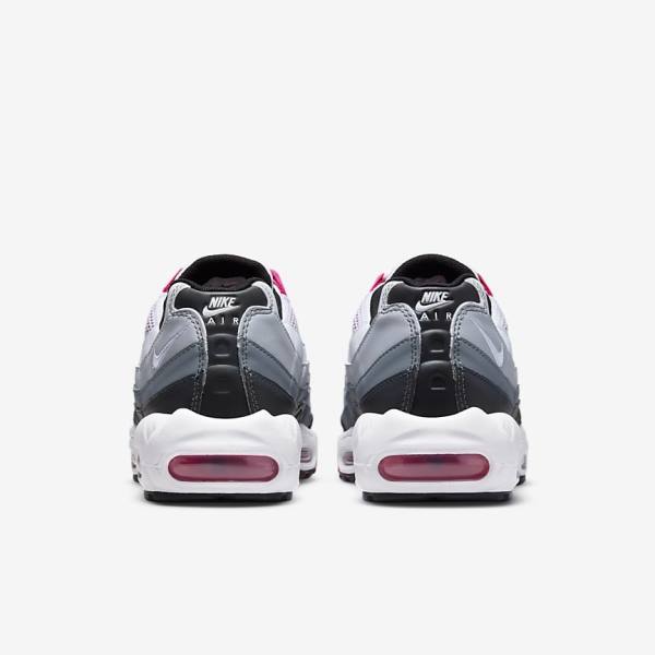 Nike Air Max 95 Sneakers Dames Donkergrijs Grijs Wit | NK516XIW