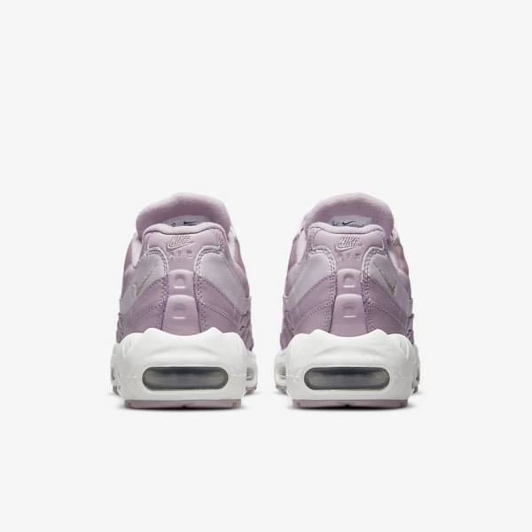 Nike Air Max 95 Sneakers Dames Paars Wit Metal Zilver | NK278YLM