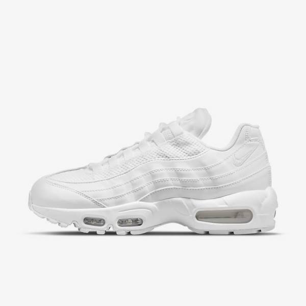 Nike Air Max 95 Sneakers Dames Wit Metal Zilver Wit | NK370ZKW