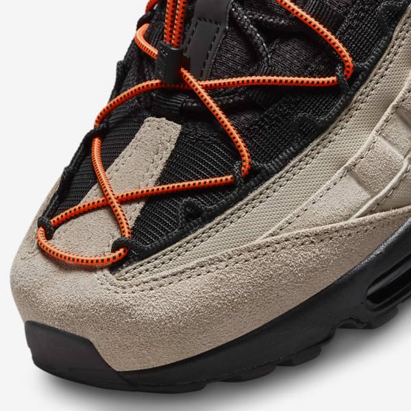 Nike Air Max 95 Sneakers Heren Khaki Oranje Zwart | NK065NWH