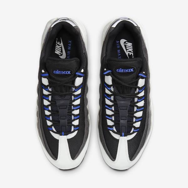 Nike Air Max 95 Sneakers Heren Zwart Donkergrijs Blauw | NK197WDG