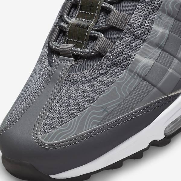 Nike Air Max 95 UL Sneakers Heren Grijs Wit Zwart | NK964MRQ