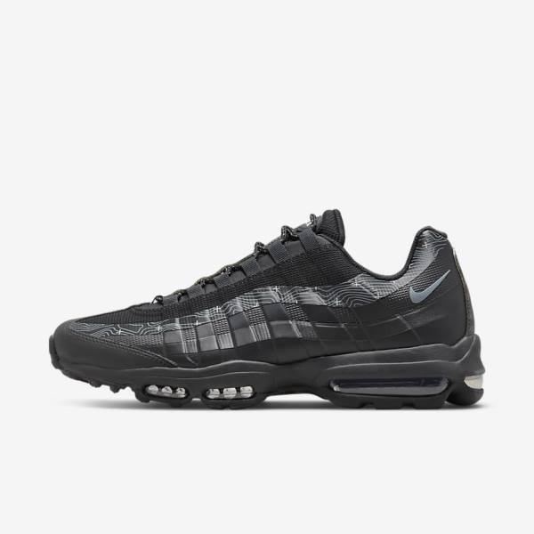 Nike Air Max 95 UL Sneakers Heren Zwart Grijs Wit Grijs | NK970ZIU