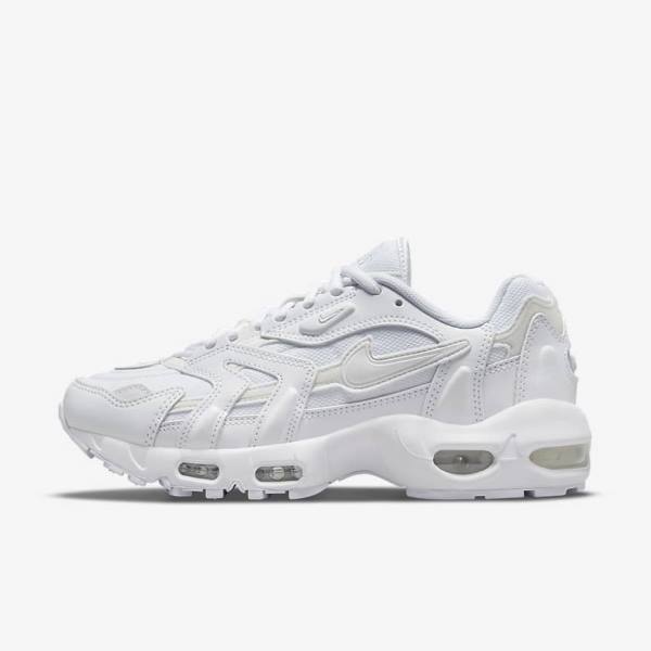 Nike Air Max 96 2 Sneakers Dames Wit Platina Metal Zilver Wit | NK837AKQ