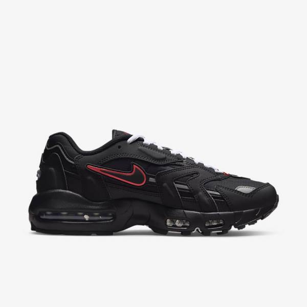 Nike Air Max 96 II Sneakers Heren Zwart Rood Wit | NK376AOX