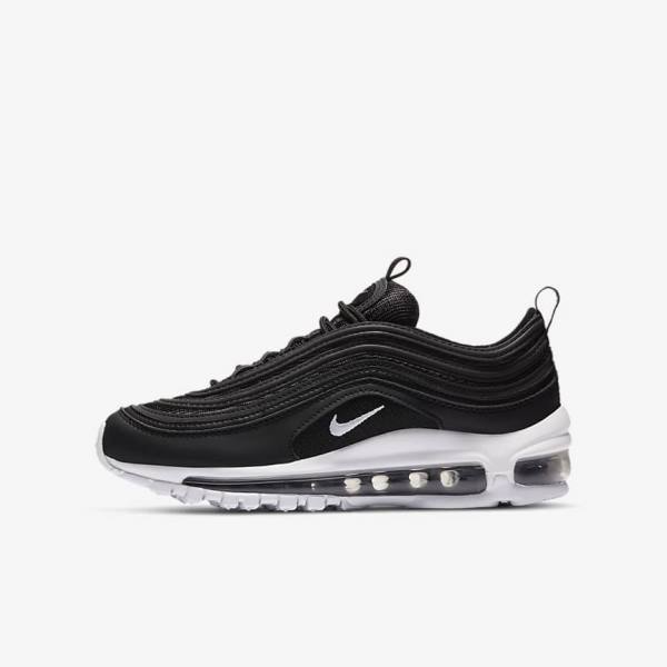 Nike Air Max 97 Older Sneakers Kinderen Zwart Wit | NK561MCP