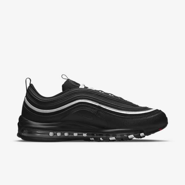 Nike Air Max 97 Sneakers Heren Zwart Rood Wit | NK351TKV