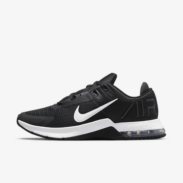 Nike Air Max Alpha Trainer 4 Fitness Schoenen Heren Zwart Donkergrijs Wit | NK301GNH