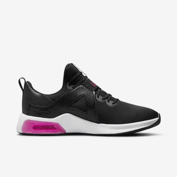 Nike Air Max Bella TR 5 Fitness Schoenen Dames Zwart Wit Roze | NK834DVU