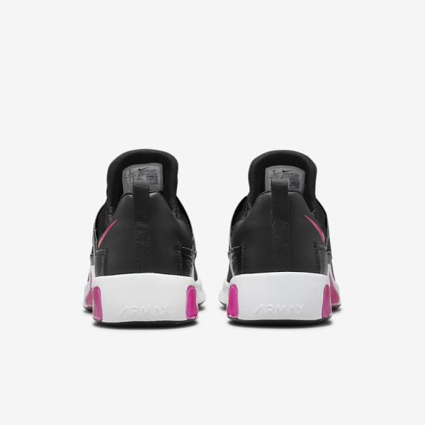 Nike Air Max Bella TR 5 Fitness Schoenen Dames Zwart Wit Roze | NK834DVU