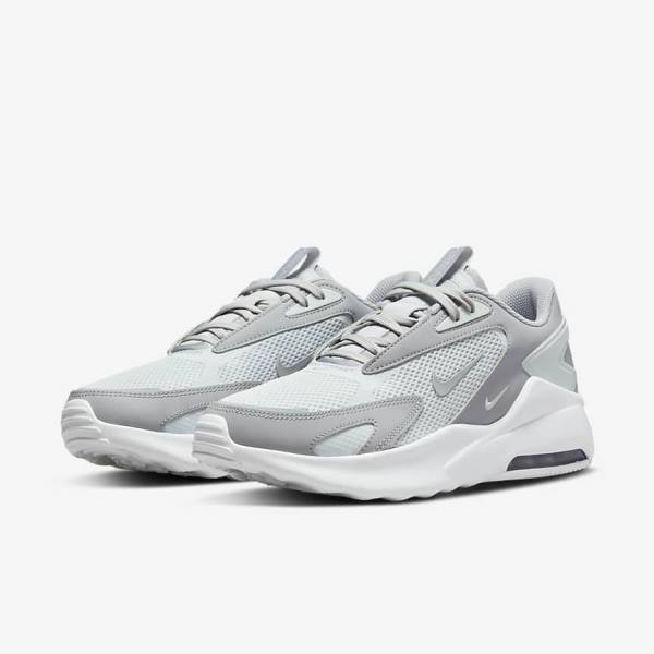 Nike Air Max Bolt Sneakers Heren Platina Wit Metal Zilver Grijs | NK492GQO