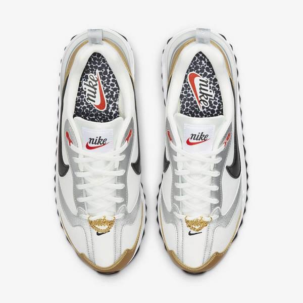 Nike Air Max Dawn SE Sneakers Dames Wit Metal Goud Zilver Zwart | NK105DPN